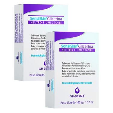 Imagem de Kit 2 Sabonete em Barra GH SensiSkin Glicerina Neutro e Umectante 100g