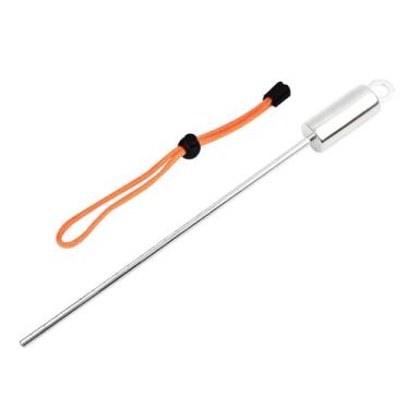 Imagem de Vara de Mergulho Snorkel Vara de Mergulho Indicador de Ponteiro de Haste Liga de Titânio Leve Com Alça de Pulso Com Medição de Escala Possível Não é Fácil de Deformar Resposta de