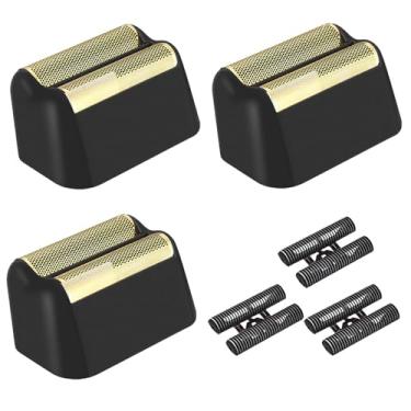 Imagem de Pacote com 3 peças de reposição para barbeador profissional 5 Star Series Finale, conjunto de barra de corte e lâmina compatível com Wahl Shaver Foil 7031-100, 7043-100 cabeças de substituição de