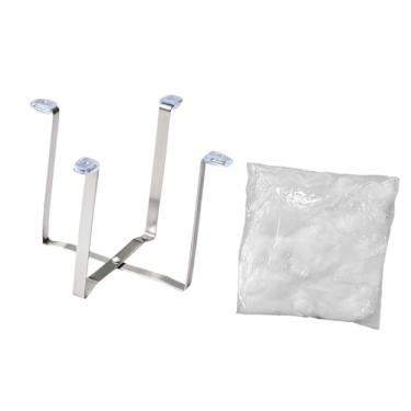 Imagem de ＫＬＫＣＭＳ Filtro para pia de cozinha, coletor de alimentos, fácil limpeza para de lixo, escorredor de lixo Meshmate, 50 sacos de rede para apartamento