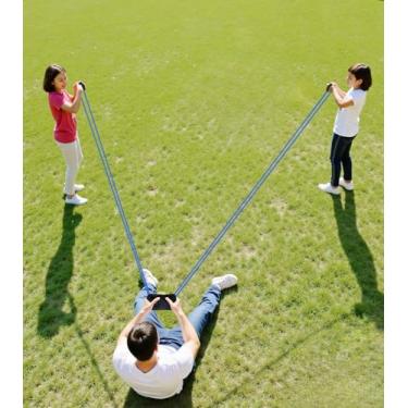 Imagem de XIOQINE Ultimate Water Balloon Launcher & Slingshot for Adults | 300-Yard Range, Multi-Purpose Outdoor Fun with Splash Bombs, T-Shirts, Snowballs & More(Blue)