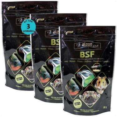 Imagem de Alcon club bsf 90g aves répteis peixes anfíbios pequenos mamíferos kit