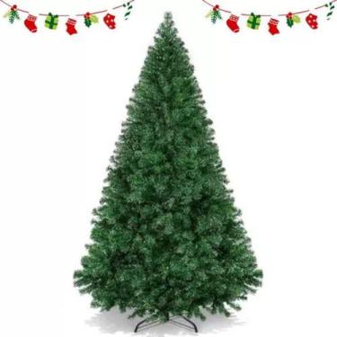 Imagem de Arvore De Natal 2.10 Metros (210cm) 800 Galhos Base De Ferro - NoBrand