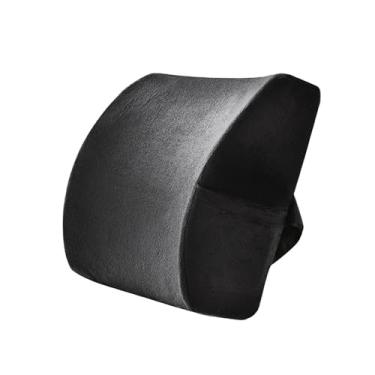 Imagem de Zialofi Almofada de apoio para as costas, almofada ergonômica para melhorar a postura sentada, encosto multifuncional para sofá de carro, sofá de escritório, Preto