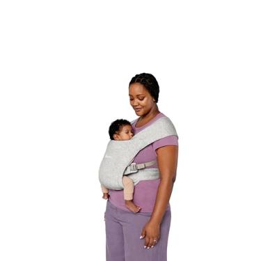 Imagem de Canguru Bebê 3 Posições Ergonômico Embrace Knit Cinza Ergobaby