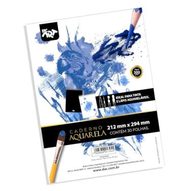 Imagem de DAC - Caderno Aquarela com 30 folhas Sem pauta (300g)