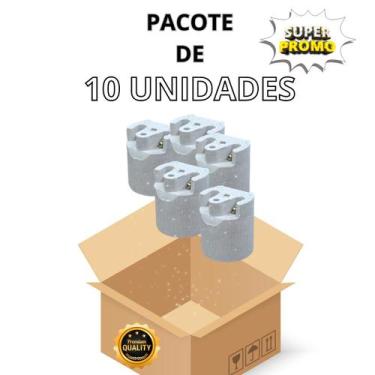 Imagem de Kit 10x Soquete Lampada Bocal Porcelana Louça Plafon E-27 - FRITZ MATE
