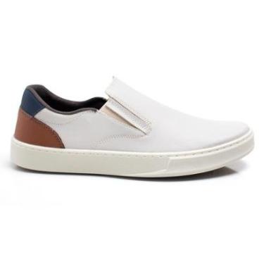Imagem de Tênis Masculino Iate Casual Estiloso Confortável Macio Leve Trabalho Sapatênis Slip On-Masculino