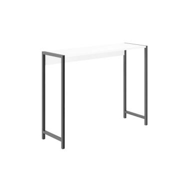 Imagem de Aparador Estante Estilo Industrial Metalão E Mdf 94Cm Branco