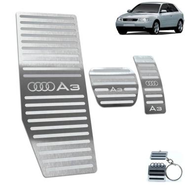 Imagem de Pedaleira + Descanso Audi A3 Automatico 1996 2006 Aço Inox