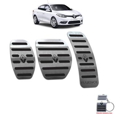 Imagem de Pedaleiras Renault Fluence 2011/2019 Manual Preto