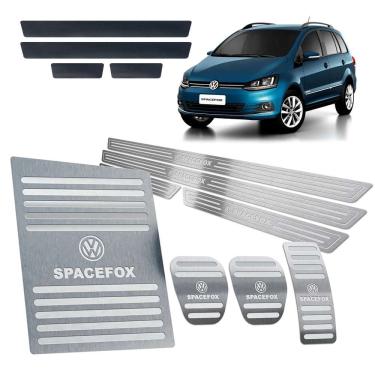 Imagem de Soleira Pedaleira Descanso Spacefox 2006/14 Prata Manual