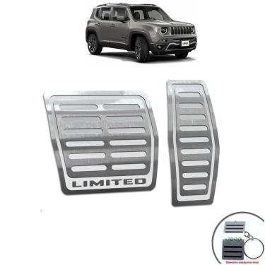 Imagem de Pedaleira Automático Jeep Renegade Limited Prata