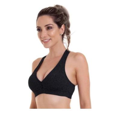 Imagem de Top suplex best fit mescla preto, M, Cinza escuro