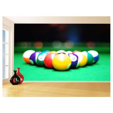 Imagem de Papel De Parede 3D Salão De Jogos Bilhar Sinuca 3,5M Jcs10