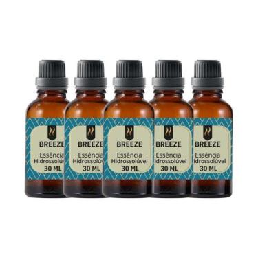 Imagem de Super Kit 5 Essências A Base Água Hidrossolúvel 30Ml Difusor - Nattuar