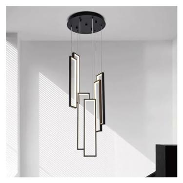 Imagem de Luminária pendente moderna para sala de jantar, iluminação interna, luminária de teto, luminária suspensa, iluminação decorativa interna, lustres de LED, branco quente, 3 cabeças
