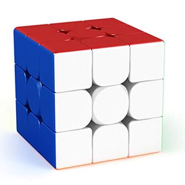 Imagem de Bokefenuo Moyu Meilong 3x3 M Magnetic stickerless Speed Cube MEILONG 3x3x3 M Meilong Puzzle Magic Cube Toy