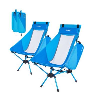 Imagem de Mochila de acampamento TOURIT portátil dobrável com suporte de cabeça