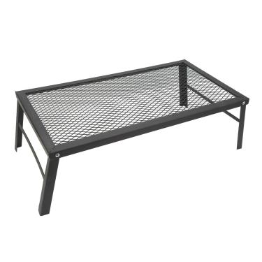 Imagem de Xcello Grelha dobrável de ferro resistente, à prova d'água e portátil, para churrascos