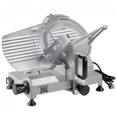 Imagem de Fatiador Industrial de Carne com Facilidade: Cortador de Carne Manual Backyard Pro SL110E Butcher Series 10 120V