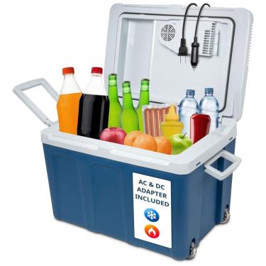 Imagem de Mini Geladeira, Cooler Automotiva Elétrico Portátil 45L, 110v, IVATION, Azul