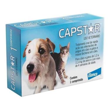 Imagem de Antipulgas Elanco Capstar 11mg para Cães e Gatos de até 11kg