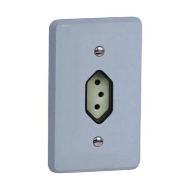 Imagem de Conjunto Tomada 2p+t 20a 250v Silentoque 4x2 Pial