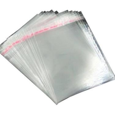 Imagem de Saco Adesivado 15x20 Plastico Envelope Transparente 100 Unid - Cromus