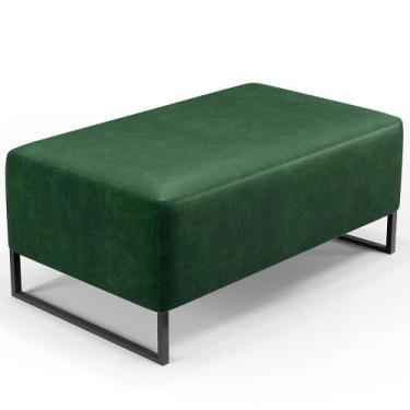 Imagem de Puff Cléo W01 Base De Ferro 90cm Facto Verde Musgo - LYAM DECOR