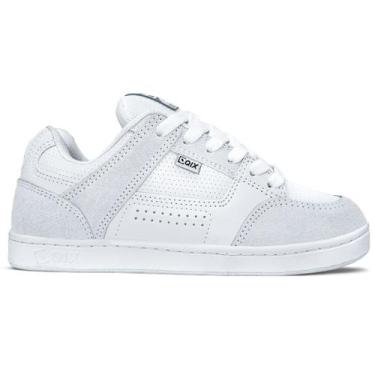 Imagem de Tênis Qix Skate Retrô AM Branco Original, Branco, 43, Unissex