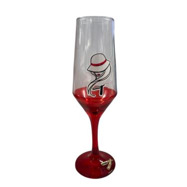 Imagem de Taça Pomba Gira Maria Navalha Champagne Buffet Vidro 186ml