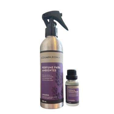 Imagem de Acqua Aroma Kit Aromatizador com Essência de Lavanda, 1 Frasco de Essência 20ml e 1 Perfume Para Ambientes 200ml