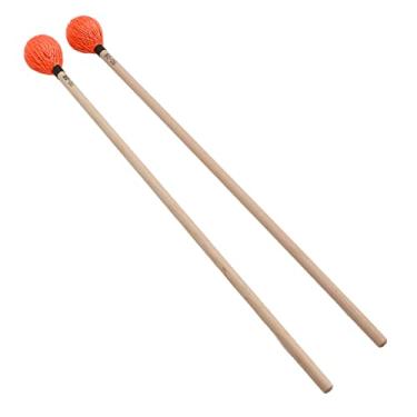 Imagem de Domary Marimba Mallets Holo de Bordo de Fios Médios Hard (Laranja)