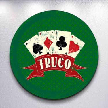 Imagem de Capas p/ Painel Redondo Baralho Truco Estampa Sublimada Para Festa Tem