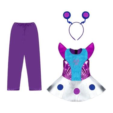 Imagem de LCSVCCXA Fantasia de Alienígena de Halloween para Festa Infantil, Cosplay para Carnaval, Acessórios, M
