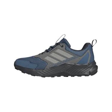 Imagem de adidas Tênis de corrida masculino Terrex Tracefinder 2 Trail, Wonder Steel/cinza/carbono, 46