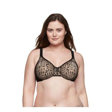 Imagem de Olga Sutiã minimizador de folhas transparentes, Torrada preta e francesa, 36C