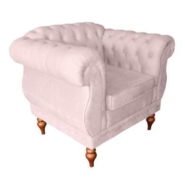 Imagem de Poltrona Leonor Capitone  Para Recepção Sala De Espera Sala De Estar S