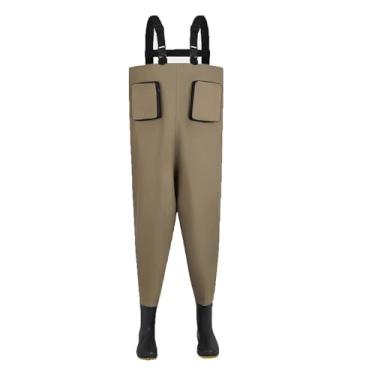 Imagem de Hip Waders Calças impermeáveis ​​para pesca ao ar livre, botas de caça antiderrapantes de nylon(41 EU)