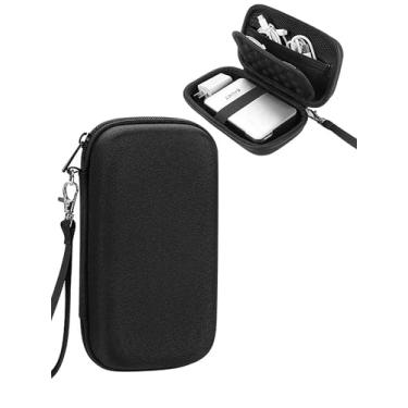 Imagem de Estojo de viagem para diabéticos, bolsas rígidas de EVA para diabéticos, kit de monitor de glicose, monitor de açúcar no sangue, tiras de teste para diabetes, lancetas, dispositivo de punção, caneta