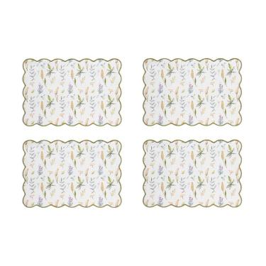 Imagem de Jogo Americano Copa E Cia 4 Peças Fiorelle Lavanda