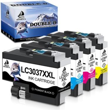 Imagem de Cartuchos de tinta DOUBLE D LC3037 LC3037XXL para Brother LC3037 LC303