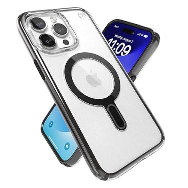 Imagem de Speck Capa transparente para iPhone 15 Pro Max - bloqueio antiderrapante ClickLock, feita para MagSafe, proteção contra quedas - resistente a arranhões, antiamarelamento, capa de telefone de 6,7