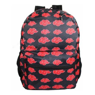 Imagem de Mochila Naruto Akatsuki Juvenil Masculina Escolar Costas - Outras Marc