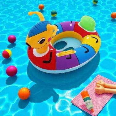 Imagem de Boia Bote Bebe Desenho Formiga Inflavel Piscina 6M A 3 Anos - Open Tra