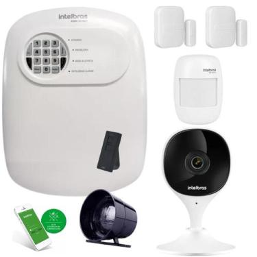 Imagem de Sistema De Segurança Alarme Sensores E Câmera Wifi Intelbras