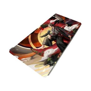 Imagem de Mouse Pad XL Naruto Uchiha Itachi Anime Cool Red Moon Para Jogos Tapet