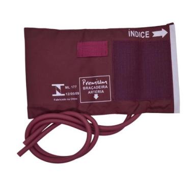 Imagem de Braçadeira Bracadeira Adulto Com Manguito Para Aparelho De Pressão Pre