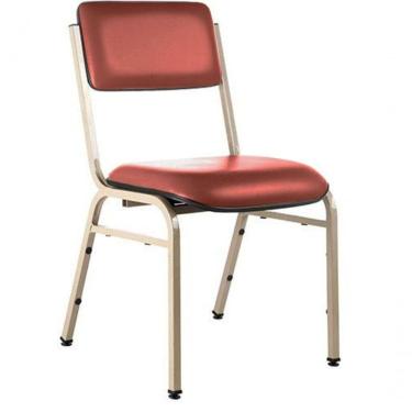 Imagem de Cadeira Empilhável Para Auditórios Linha Hotel Smart Vermelho